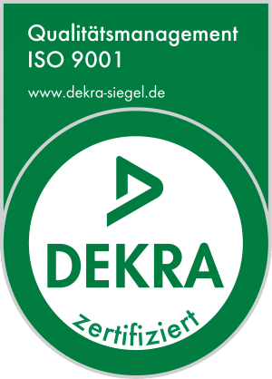 DEKRA-Siegel Qualitätsmanagement ISO 9001